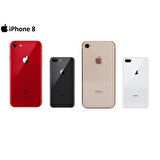 Apple iPhone 8 Arka Pil Batarya Kapak Cam Kamera Lensli