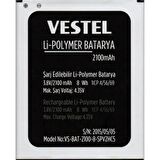 Vestel Venüs V3 5040 Pil Batarya 2100 mAh İthal