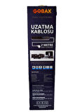 Termal Akım Korumalı GB-103 Uzatma Kablosu MG-101 10A-2500W