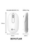 Lenovo Ws207 Şarj Edilebilir Kablosuz 1600dpı 4 Tuşlu Sessiz Kompakt Optik Mouse