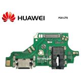 Huawei P20 Lite Şarj Soket Mikrofon Kulaklık Bordu