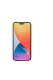 Apple Iphone 14 Pro Max Ekran Koruyucu Kısa Ultra Ince Nano Esnek Micro Temperli Kırılmaz Cam Koruma
