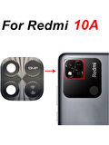Xiaomi Redmi 10A Arka Kamera Camı Lens Yapışkanlı