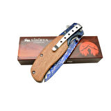 Sibirya Blue Çakı Ahşap Marka:Sibirya Ürün Kodu: S-2039 20 CM