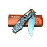 Sibirya Kurt Çakı Mavi Marka:Sibirya Ürün Kodu: S-2072L 21 CM