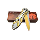 Sibirya Lale Çakı Gold Marka:Sibirya Ürün Kodu: S-2091A 18,5 CM