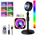 Fotoğraf Çekim Işığı Arka Fon Gün Batımı - Sunset Lamp