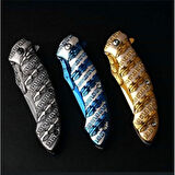 Metal Snake Çakı Titanyum Marka:Alaska Ürün Kodu: s-2074 b GRİ 21 CM