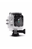 Kask Kamerası 170 Derece 16 Mp 4k Ultra Hd Wifi Aksiyon Kamerası Kumandalı Kamera