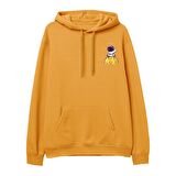 Astro-10 Baskılı Hoodie-Portakal
