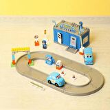 Oyuncak Polis İstasyonu ve Yol Blok Seti Yapı Tasarım Set - Polis İstasyonu Lego Seti