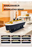 Titanic/Vapur/Gemi Aromaterapi Hava Nemlendirici Kuruluğu Önlemek Için Verimli Gemi Dizaynlı Difüzör