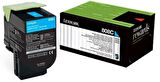 Lexmark 80C80C0 (808C) Mavi Cyan Orjinal Toner CX410 / CX510