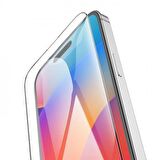 Coofbe HD Full Screen Tempered 25 Adet Set İphone 15 Pro  Ekran Koruyucu Full Kaplama Darbe Emici