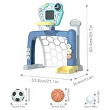 Oyuncak 3in1 Eğitici Kale Basketbol ve Golf Oyun Takımı
