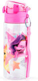 Pembe My Little Pony Suluk 500 Ml - Çocuk Suluk, Matara, Pipetli Suluk, Askılı Suluk Pony Matara