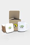 Tea-Rex Dinazor Komik Tasarımlı Baskılı Kupa Bardak Seti 2