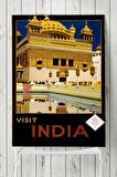 Hindistan Vintage Manzara Posteri