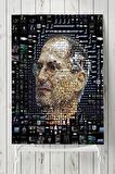 Steve Jobs Apple Mozaik Girişimcilik Posteri 2  