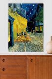 Kafe Terasta Gece - Van Gogh Sanatsal Poster