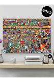 Reddit R Place 2023 Poster, Afiş, R/Place 2023 Son Hali, Dekoratif Duvar Posteri