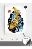Golden Fish Manga Anime Poster - Afiş - Dekoratif Duvar Posteri