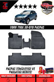 TOGG T10X  2024 3D Havuzlu Paspas