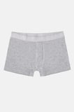 Gri Regular Düz Boxer