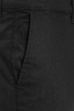 Siyah Slim Fit Armürlü Pantolon