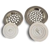Lavabo Süzgeci Mutfak Banyo Lavabo Evye Süzgeç Seti Tıkanıklık Önleyici Tıpa