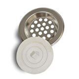 Lavabo Süzgeci Mutfak Banyo Lavabo Evye Süzgeç Seti Tıkanıklık Önleyici Tıpa