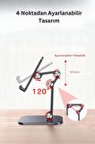 C1004 Ayarlanabilir Katlanabilir Masaüstü Telefon Tablet Standı