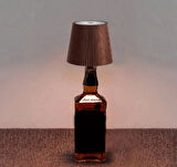 Günışığı Ledli Şık Dokunmatık Şarjlı Işık Şiddeti Ayarlı Masa Lambası Şişe Lambası (Şişeye Takılır)