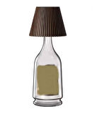 Günışığı Ledli Şık Dokunmatık Şarjlı Işık Şiddeti Ayarlı Masa Lambası Şişe Lambası (Şişeye Takılır)