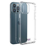 Hippi Iphone 13 Pro Max Uyumlu Darbe Emici Dayanıklı Sert Şeffaf