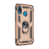 Gpack Huawei P20 Lite Kılıf Vega Standlı Yüzüklü Mıknatıslı