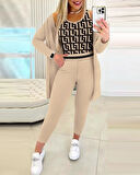 MDB Kadın Uzun Kollu Krep üçlü Takım