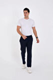 MDB Unisex Üç İplik Basic Eşofman Pantolon  acivert