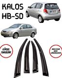 Balp Chevrolet Kalos Cam Rüzgarlığı 4lü Parlak Siyah HB-SD