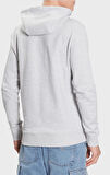 Tommy Hilfiger Pamuklu Regular Fit Kapüşonlu Yaka Erkek Sweat DM0DM16792 PJ4 AÇIK GRİ
