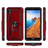 Gpack Xiaomi Redmi 7a Kılıf Vega Standlı Yüzüklü MıknatıslıNano Glass