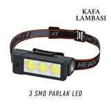 Wt-706 Mıknatıslı Şarjlı Kafa Lambası Çalışma Işığı Beyaz Ve Gün Işığı Aydınlatma