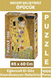 Premium Seri Eğlenceli El Göz Koordinasyon Hafıza Beceri Geliştirici 1500 Parça PUZZLE ÖPÜCÜK