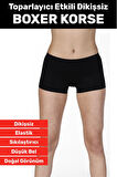 Özel Üretim İz Göstermez Düşük Bel Sıkılaştırıcı İnceltici Vücut Toparlayıcı Dikişsiz Boxer Korse