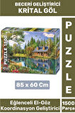 Premium Eğlenceli El Göz Koordinasyon Hafıza Beceri Geliştirici 1500 Parça PUZZLE KRİSTAL GÖL