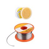 Makaralı Lehim Teli 40/60 Kalay / Kurşun + Lehim Pastası 2'Li Set