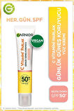 Garnier 100ml Micellar Makyaj Temizleme Suyu + C Vitamini Parlak Yüz Güneş Kremi Görünmez Doku