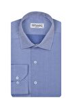 Süvari Slim Fit Armür Desenli Erkek Gömlek