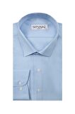 Süvari Slim Fit Lacivert Düz Erkek Gömlek