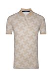 Slim Fit Desenli Polo Yaka Erkek Tişört